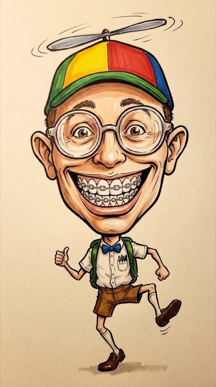 Caricature AI photo look